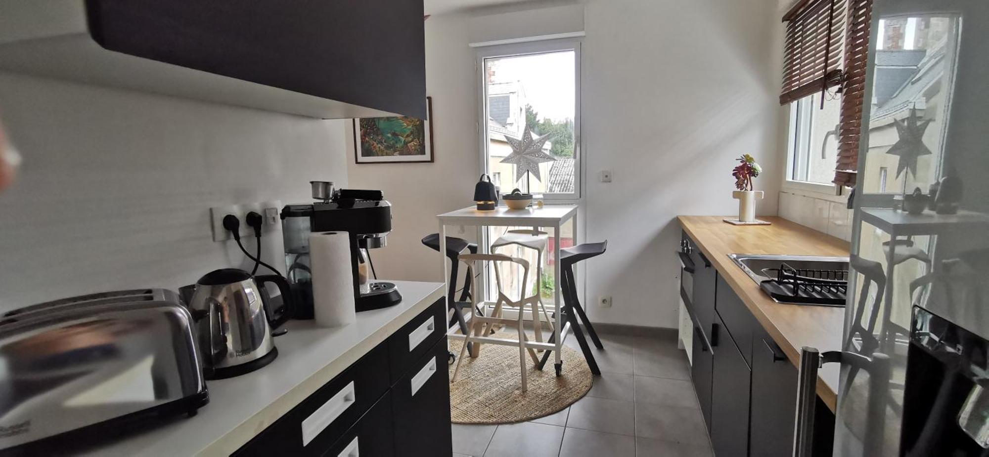 Appart T2 L'Ile De Nantes Avec Parking Prive Exterior foto